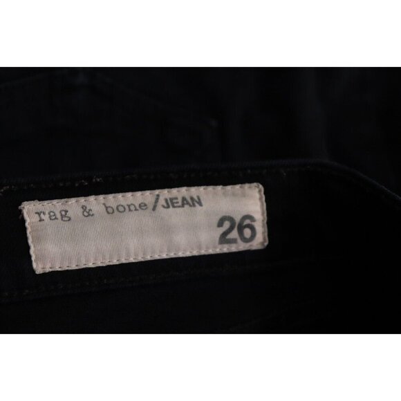 Rag & Bone Womens Size 26 Black W1502K520 Mid-Rise Classic Skinny Fit Slim Jeans - Picture 5 of 8